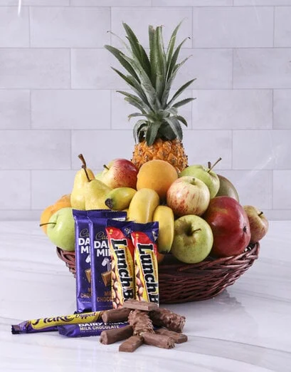 Fresh Fruit and Cadbury Chocolate Basket - Product image