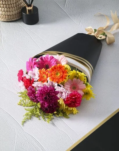 Golden Hour Mixed Gerberas And Sprays - Product image