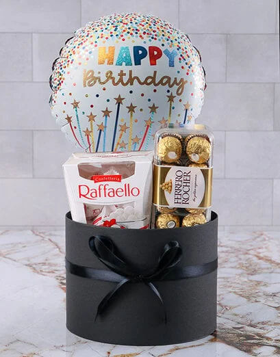 Happy Birthday Balloon And Choccies Gift - Product image