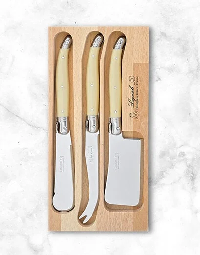 Laguiole Andre Verdier Ivory Cheese Set - Product image