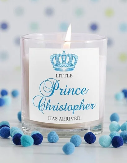 Little Prince New Baby Candle - Product image