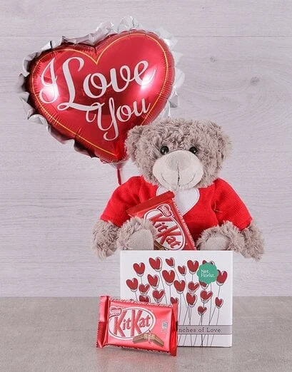 Love Teddy and Kit Kat Box - Product image