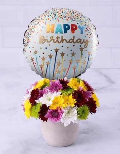 Mixed Sprays and Birthday Balloon - Product image