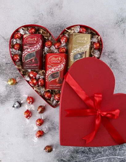 Oh So Indulgent Lindt Red Keepsake Box