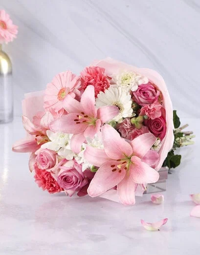 Pastel Flower Bouquet - Product image