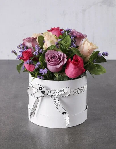 Pastel Paradise Boxed Roses - Product image