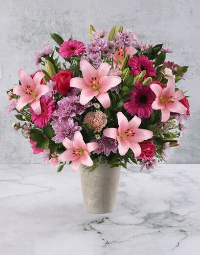 Pastel Pink and Lavender Flowers - Product image