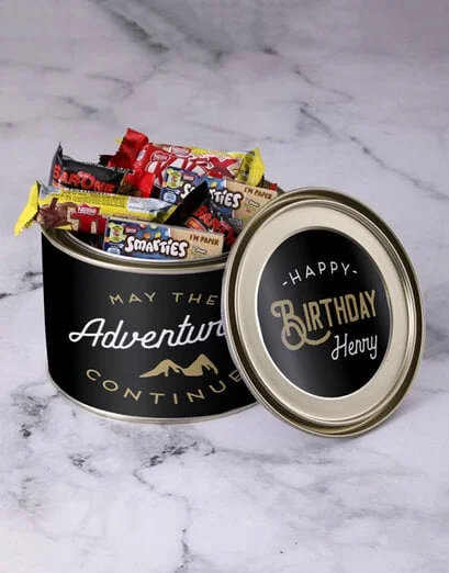 Personalised Adventures Chocolate Passions Tin - Product image