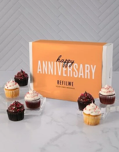 Personalised Anniversary Cupcakes - Product image