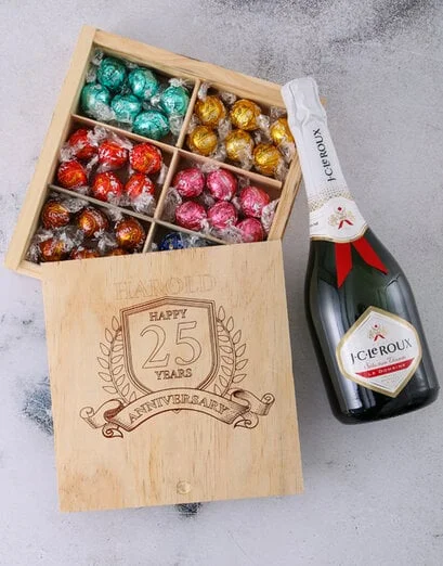 Personalised Anniversary Year Choc Box - Product image