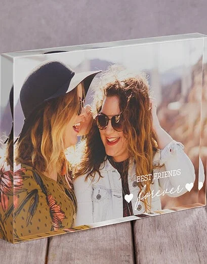 Personalised Best Friends Acrylic Block - Product image