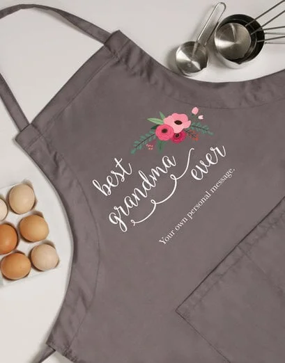 Personalised Best Grandma Ever Apron - Product image