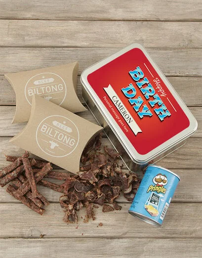 Personalised Birthday Bliss Snack Tin - Product image