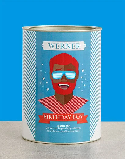 Personalised Birthday Boy Bro Bucket - Product image
