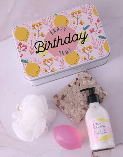 Personalised Birthday Pink Lemonade Hamper - Product image