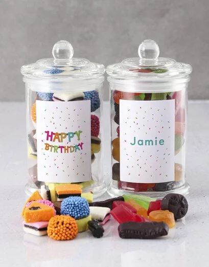 Personalised Birthday Sweetie Jar - Product image