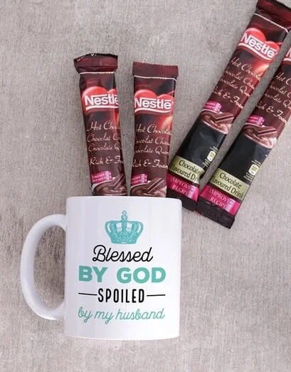 Personalised Blessed By God Mug - Product image