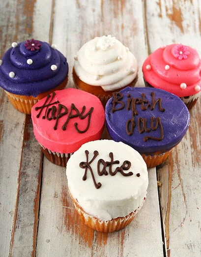 Personalised Bliss Birthday Cupcakes - Product image