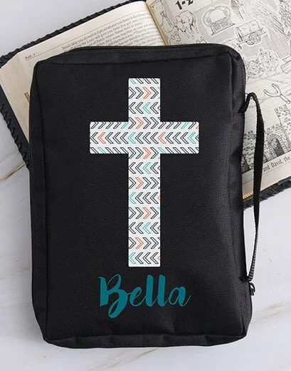 Personalised Blue Cross Bible Case - Product image