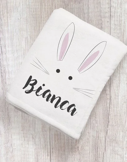 Personalised Bunny Baby Blanket - Product image