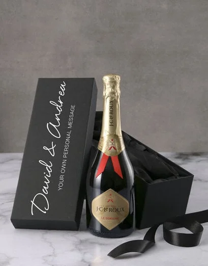Personalised Champagne Message Box - Product image