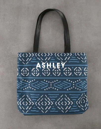 Personalised Charming Patterned Tote Bag - Product image