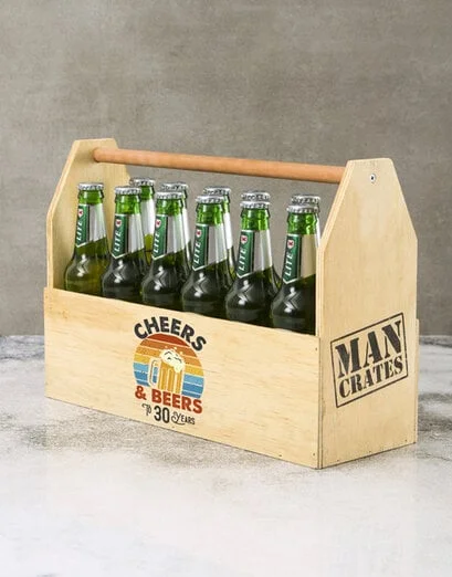 Personalised Cheers Beer Crate - Product image