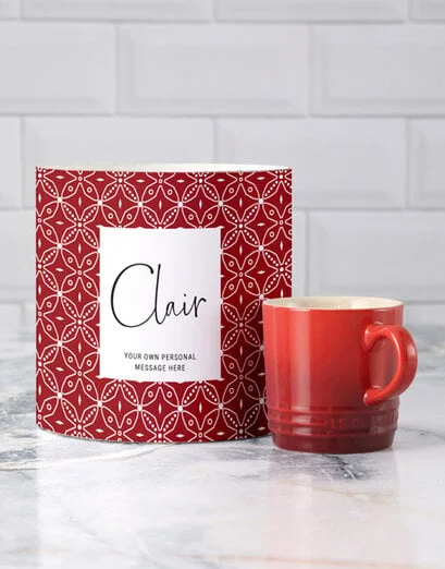 Personalised Cherry Le Creuset Mug Tube - Product image