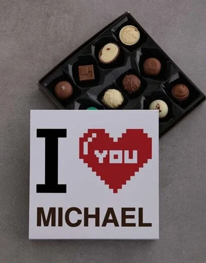 Personalised Chocolate Love Tray - Product image