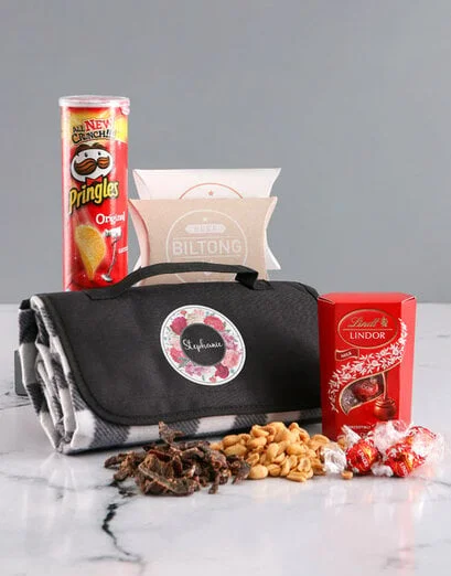 Personalised Classic Floral Picnic Blanket - Product image