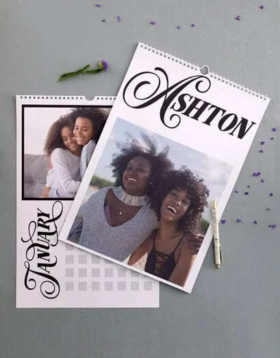 Personalised Classic Wall Calendar - Product image