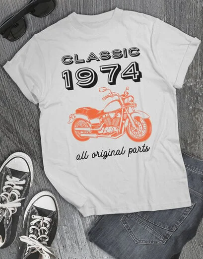 Personalised Classic Year T Shirt - Product image
