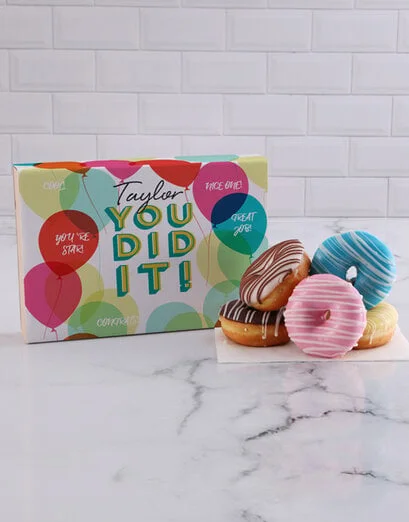 Personalised Congrats Doughnuts - Product image