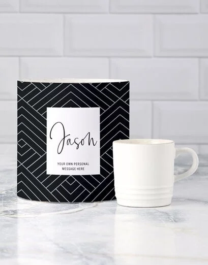 Personalised Cotton Le Creuset Mug Tube - Product image