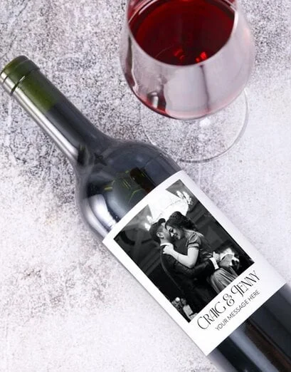 Personalised Couples Photo Merlot - Product image