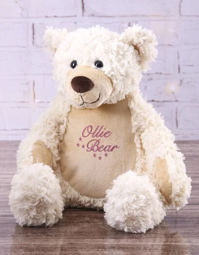 Personalised Cream Cool Embroidered Teddy - Product image