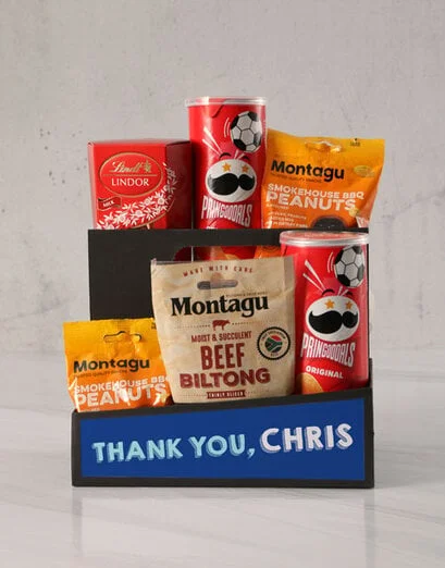 Personalised Crunchy Thank You Snack Crate - Product image