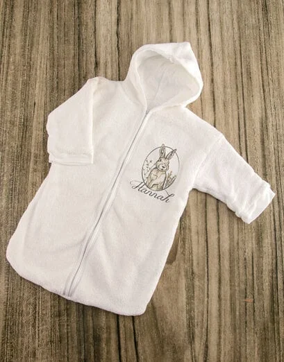 Personalised Cuddly Bunny Baby Gown - Product image