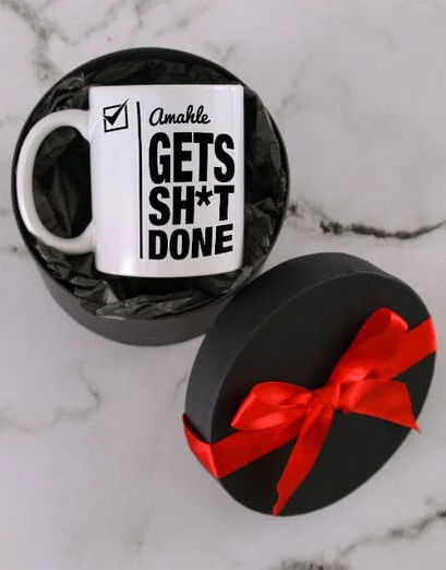 Personalised Done Mug And Hatbox - Product image
