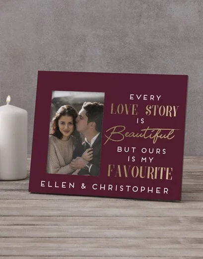 Personalised Every Love Story Photo Frame - Product image