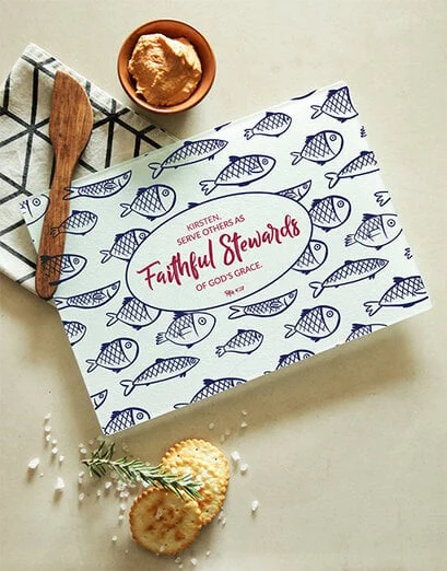 Personalised Faithful Stewards Glass Board - Product image