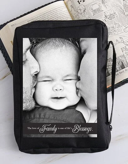 Personalised Family Blessings Bible Case - Product image