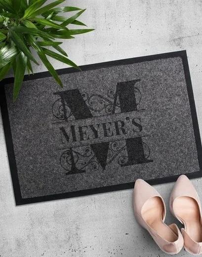 Personalised Family Initial Doormat - Product image