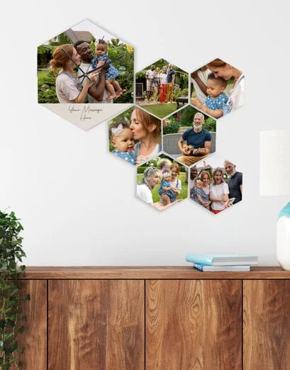 Personalised Family Memories Photo Clock