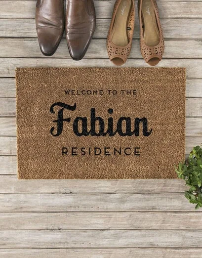 Personalised Family Residence Doormat - Product image