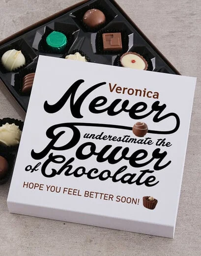 Personalised Feel Better Choc Tray - Product image