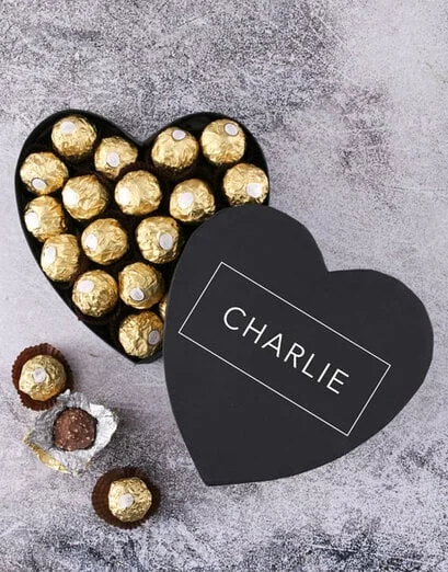 Personalised Ferrero Heart Keepsake Box - Product image