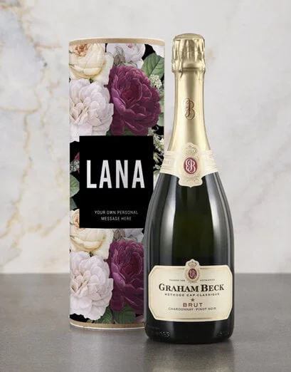 Personalised Floral Bubbly Tube - Product image