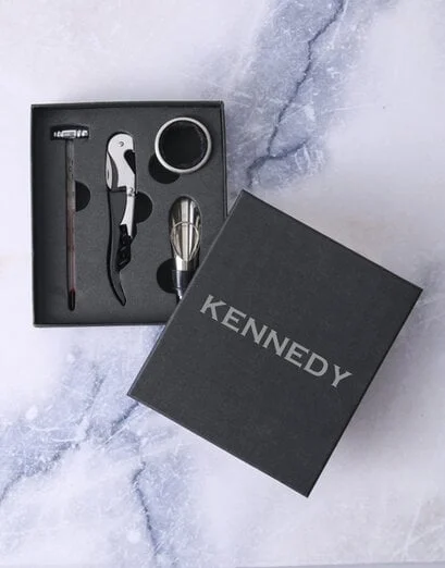 Personalised Four Piece Bar Set With Name - Product image
