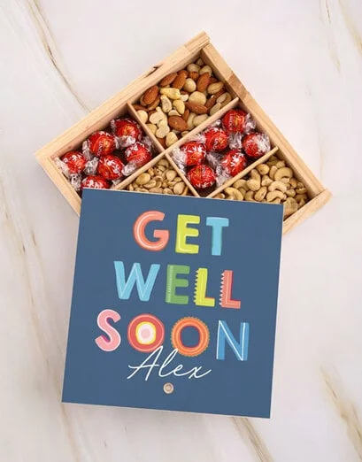 Personalised Get Well Snack Crate - Product image
